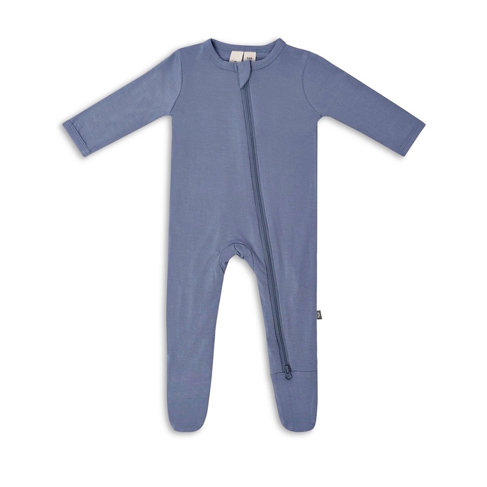 Kyte Baby zippered footie in slate 18-24months